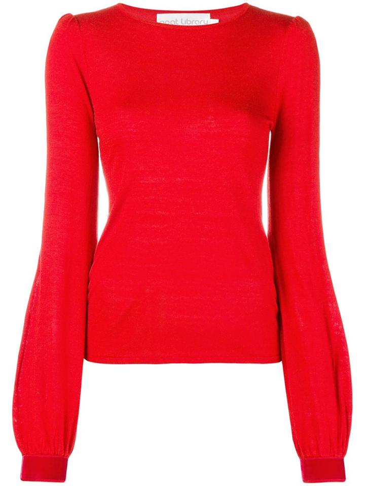 Goat Giulia Crew Neck Sweater - Red