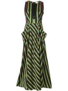 3.1 Phillip Lim Striped Midi Dress - Multicolour