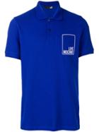 Love Moschino Embroidered Logo Polo Shirt - Blue