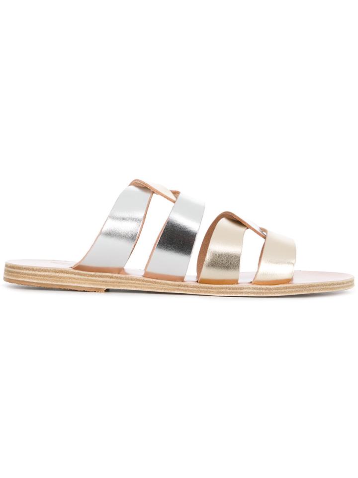 Ancient Greek Sandals Enosi Sandals - Metallic