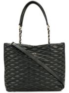 Dkny Quilted Tote Bag - Black