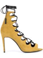 Pierre Hardy Lace-up Sandals - Brown