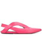 Marsèll Pointed To Strap Slippers - Pink & Purple