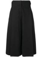 Jil Sander Navy Wide Pleat Detailed Trousers - Blue