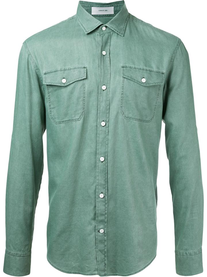 Cerruti 1881 Longsleeve Shirt - Green