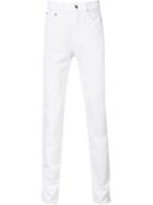 Givenchy Classic Slim Jeans, Men's, Size: 34, White, Cotton