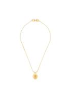 Givenchy Pre-owned Oval Logo Pendant Necklace - Gold