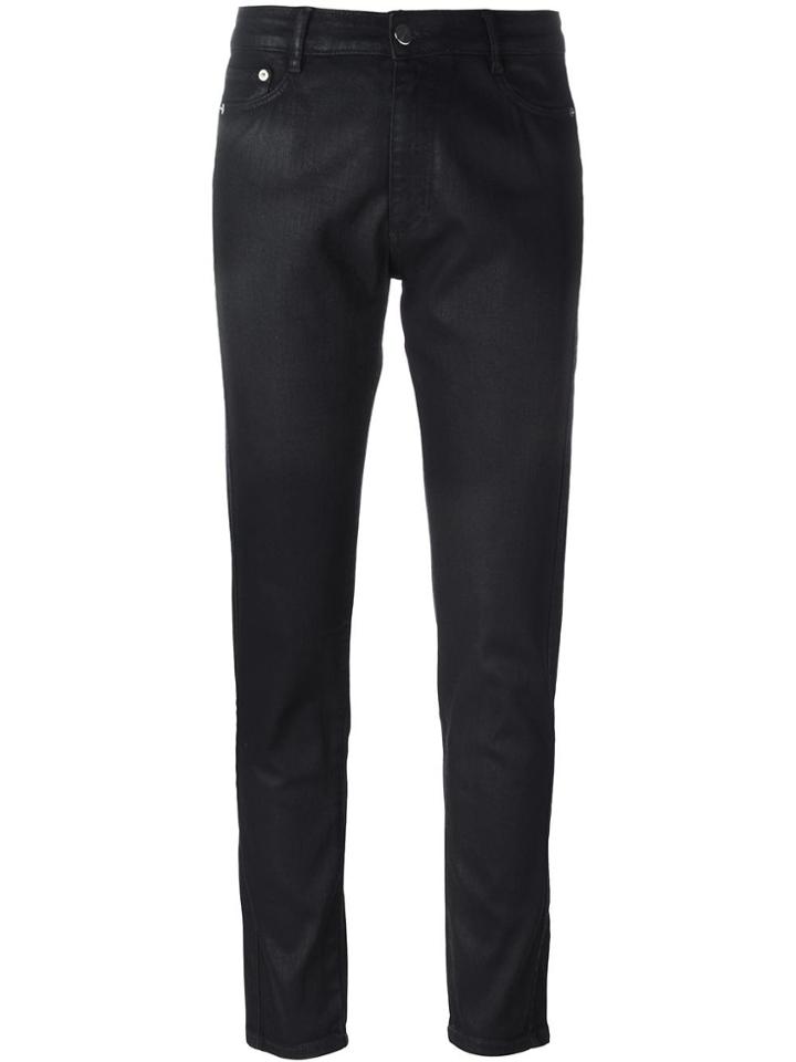 Each X Other Waxed Boyfriend Jeans - Black
