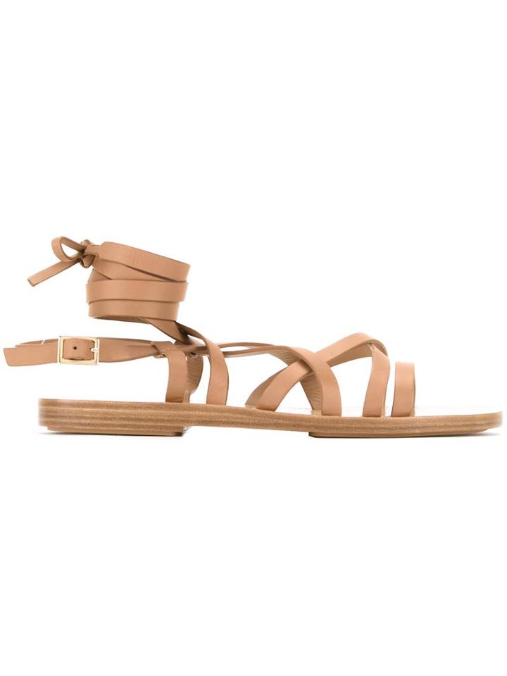 Scanlan Theodore Ankle Wrap Gladiator Sandals