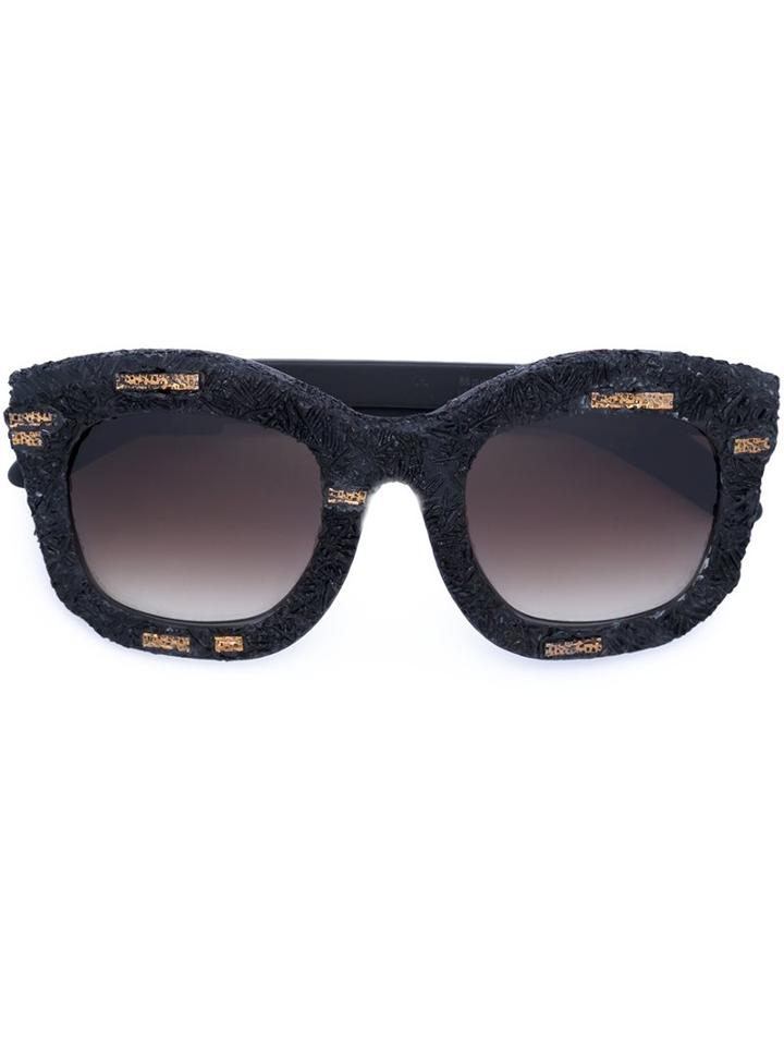 Kuboraum 'mask B2' Sunglasses, Adult Unisex, Black, Acetate