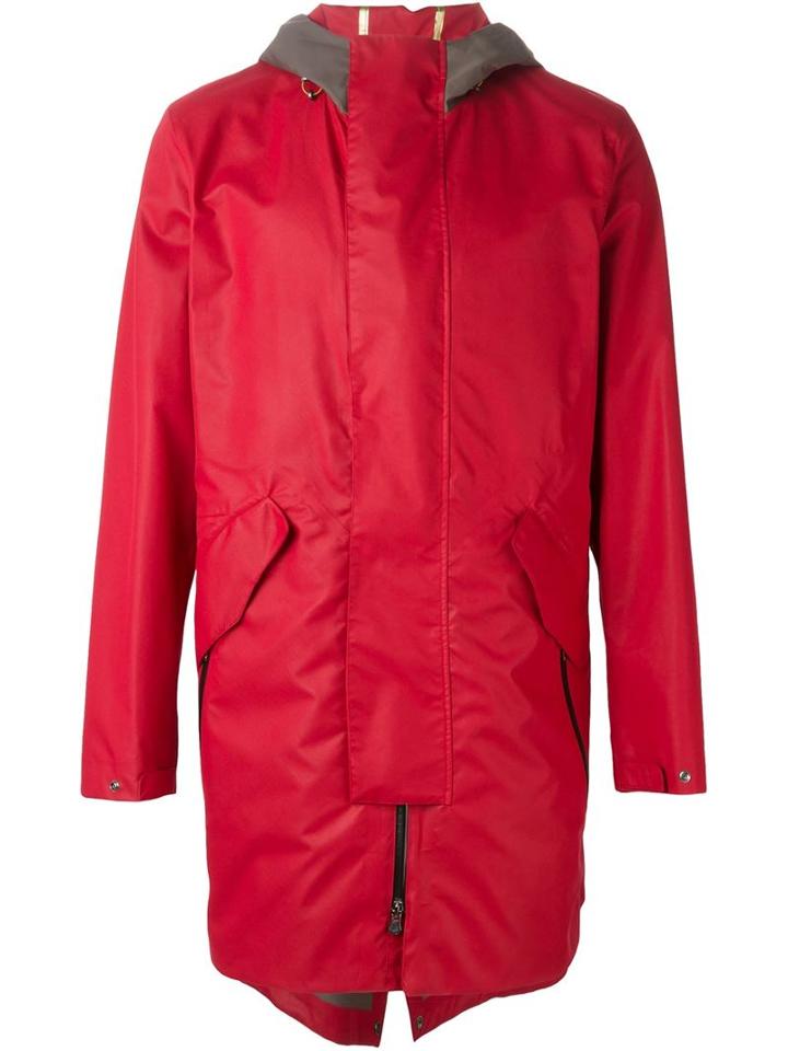 Z Zegna Z Zegna X Antonia Wind Breaker Jacket, Men's, Size: Small, Red, Polyamide/polyester
