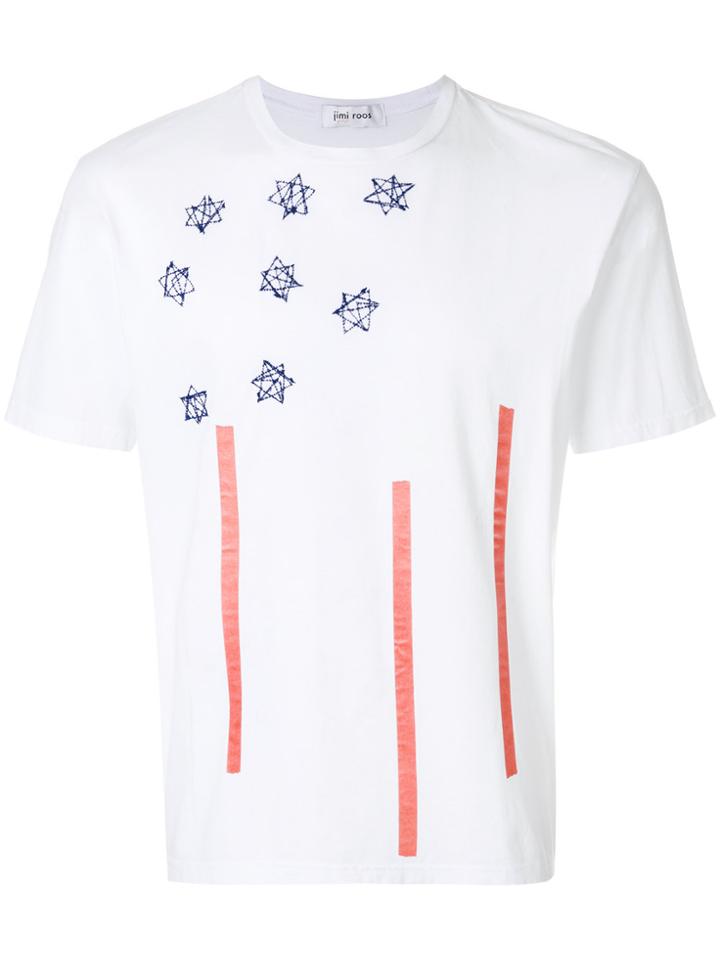 Attachment Three-quarter Sleeve T-shirt - White