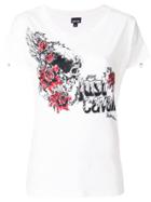 Just Cavalli Logo Motif T-shirt - White