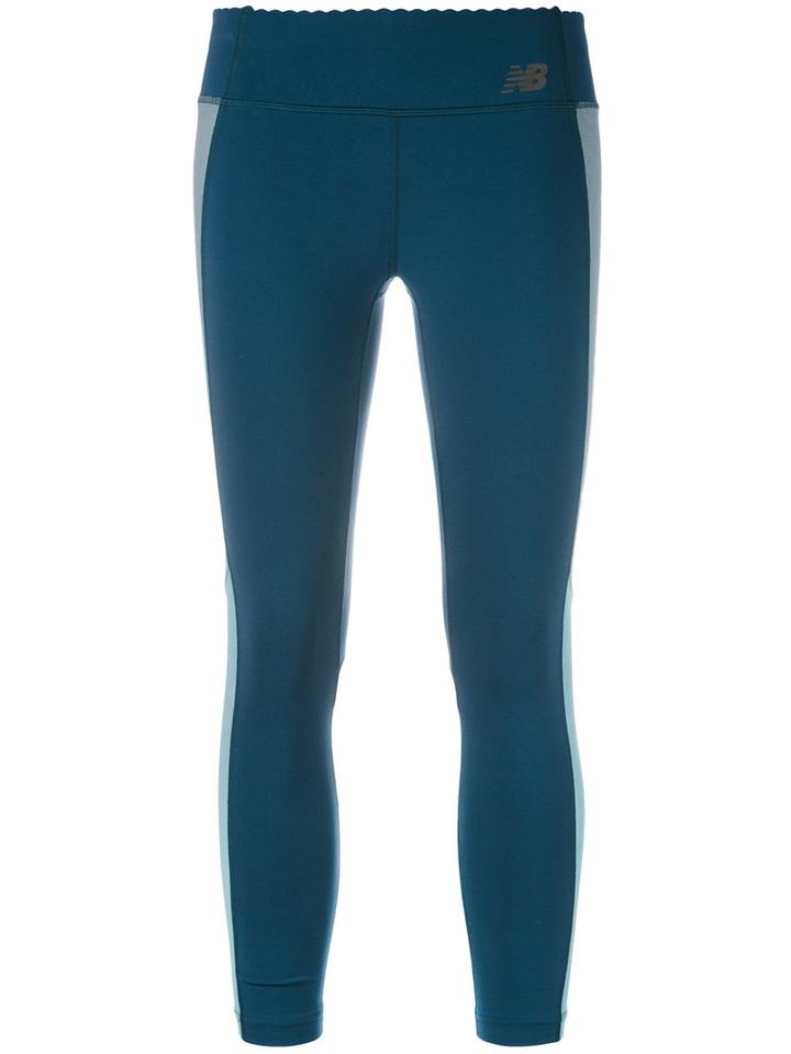 New Balance Grove Cropped Leggings, Women's, Size: Xs, Blue