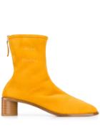 Acne Studios Low Cylinder Heel Boots - Yellow