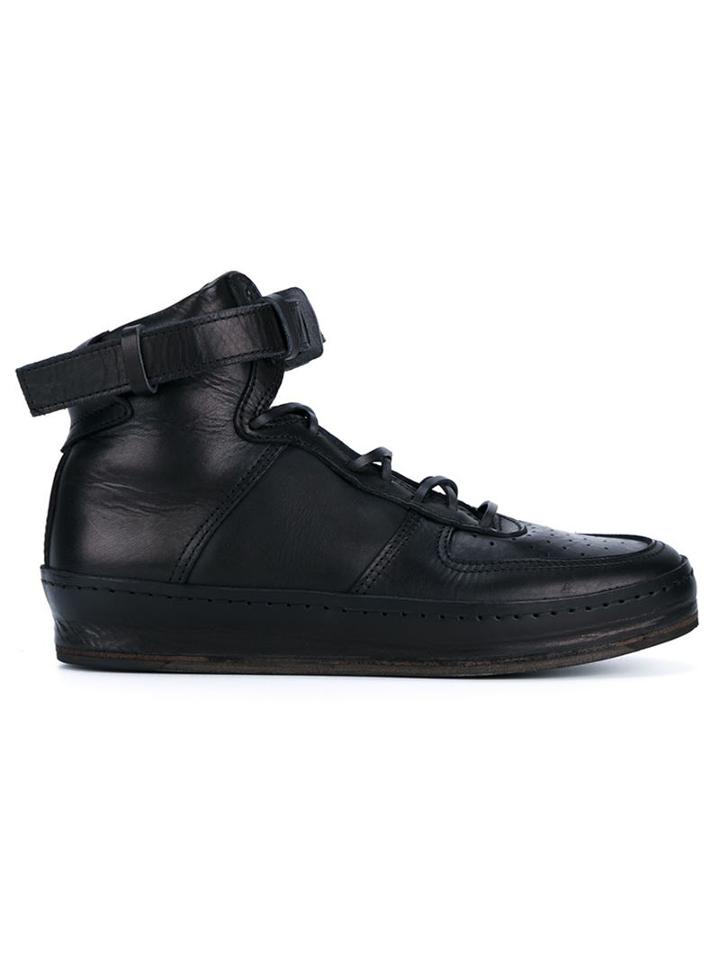 Hender Scheme Mip-01 Leather Sneakers, Men's, Size: 44, Black, Leather
