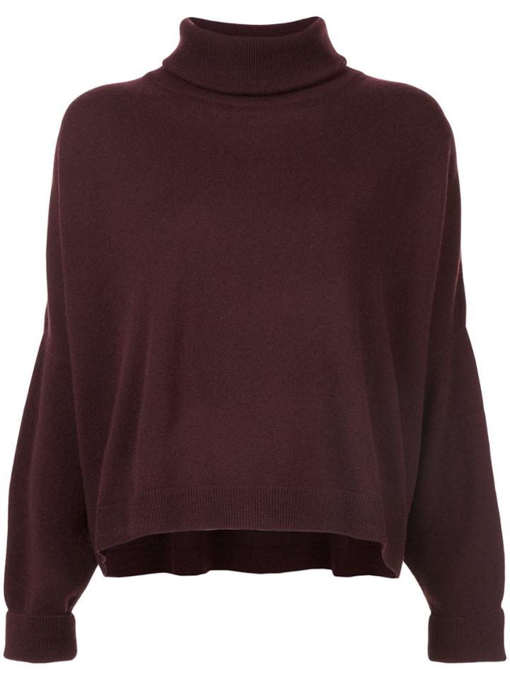 Dusan Roll Neck Sweater - Brown