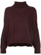 Dusan Roll Neck Sweater - Brown