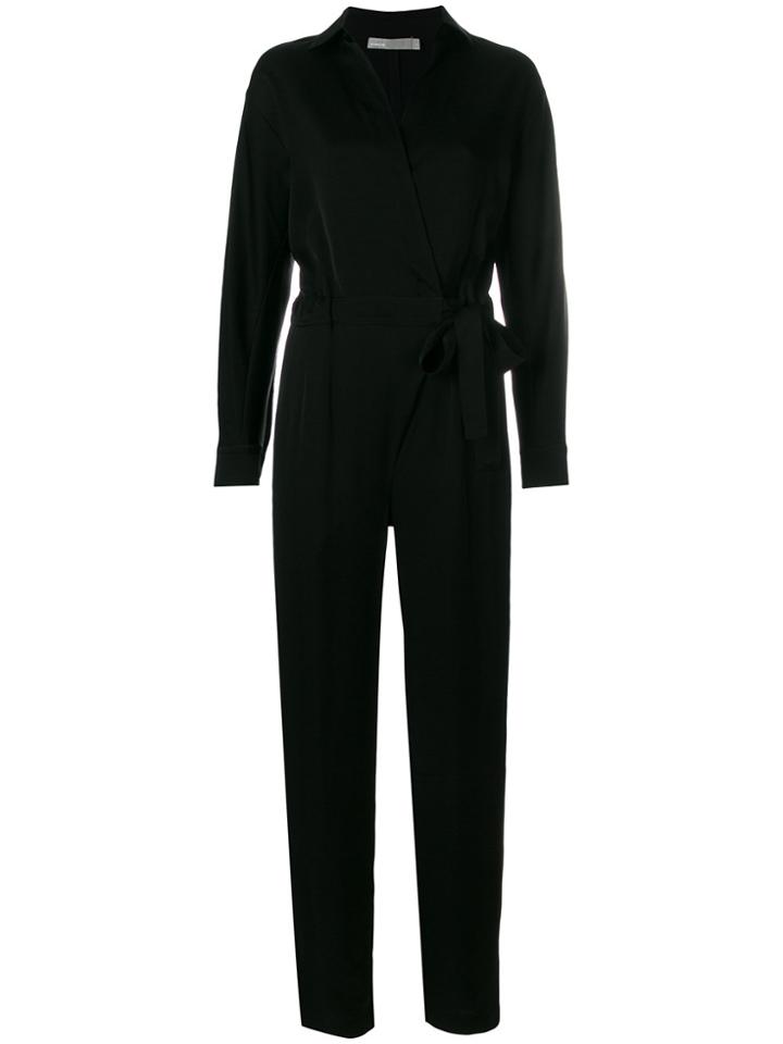 Vince Wrap Jumpsuit - Black