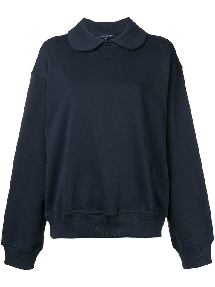 Sofie D'hoore Peter Pan Collar Sweatshirt - Blue