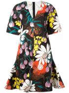 Marni Madder Print Dress, Women's, Size: 42, Cotton/linen/flax