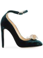 Chloe Gosselin Helix Pumps - Green