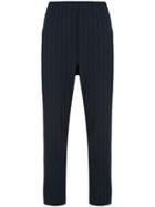 Ganni Pinstripe Tailored Trousers - Blue