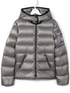 Moncler Kids 'berre' Padded Jacket, Boy's, Size: 14 Yrs, Grey