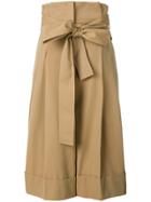 Alexander Mcqueen High Waisted Cropped Trousers - Nude & Neutrals
