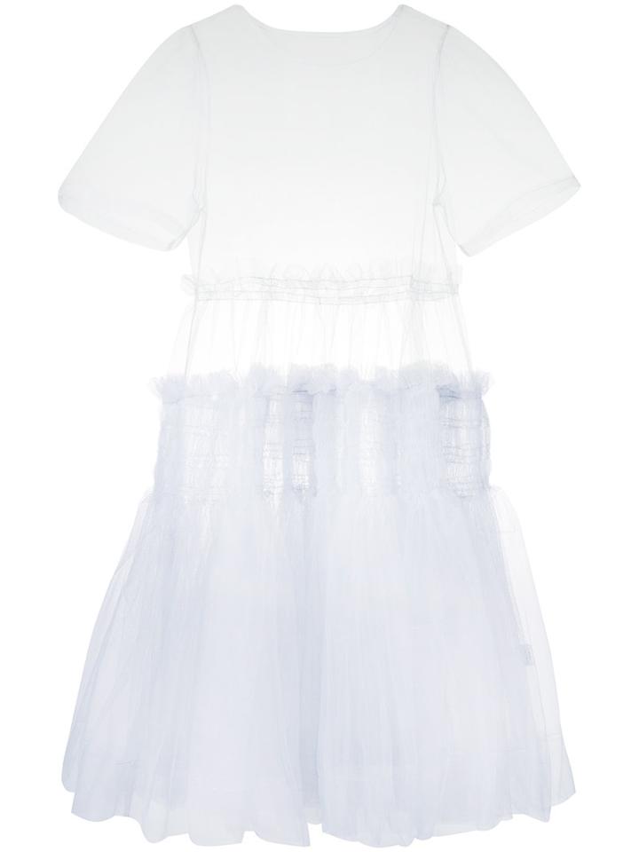 Molly Goddard - Tang Dress - Women - Nylon - 8, Grey, Nylon