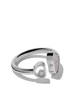 Chopard 18kt White Gold Happy Hearts Diamond Ring - Unavailable