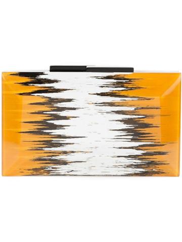 Rauwolf 'emerald Gem' Clutch - Black