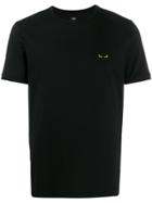 Fendi Embroidered Bag Bugs Motif T-shirt - Black