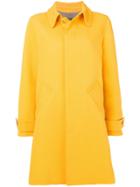 A.p.c. Box Pleat Midi Coat - Yellow