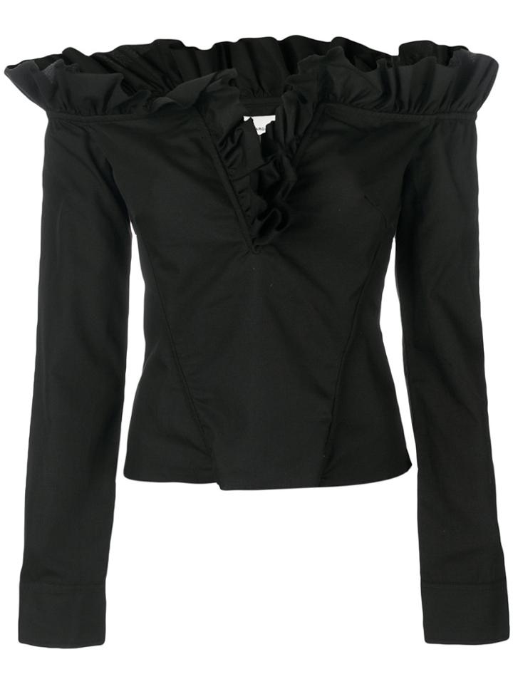 Marques'almeida Off The Shoulder Ruffle Blouse - Unavailable