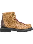 Buttero Leopard Print Boots - Brown