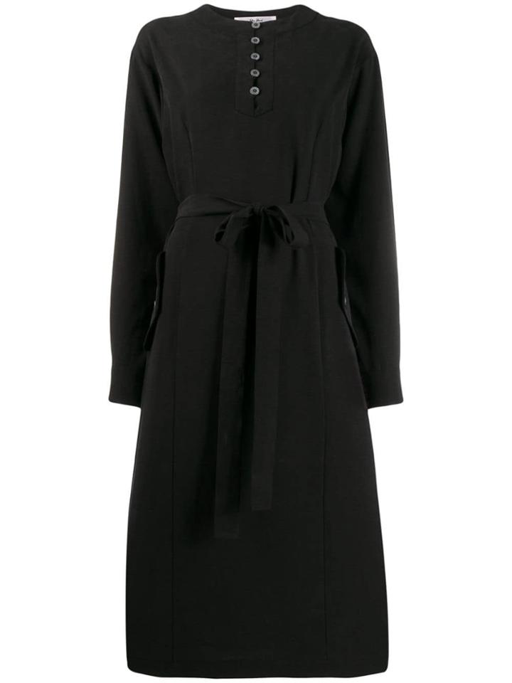 Julien David Belted Shift Dress - Black