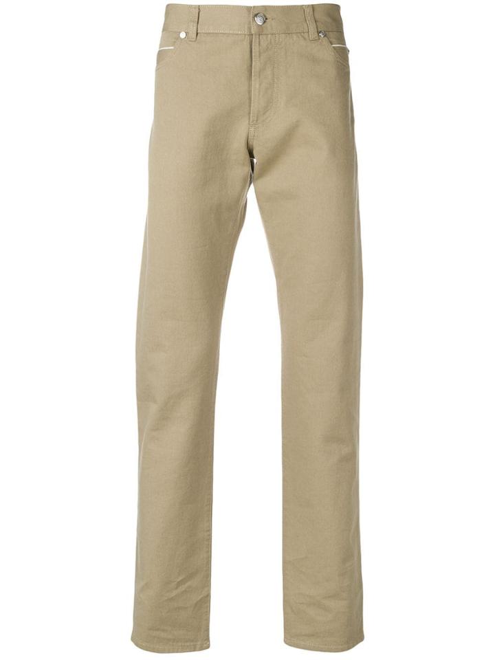 Balmain Slim Fit Chinos - Neutrals