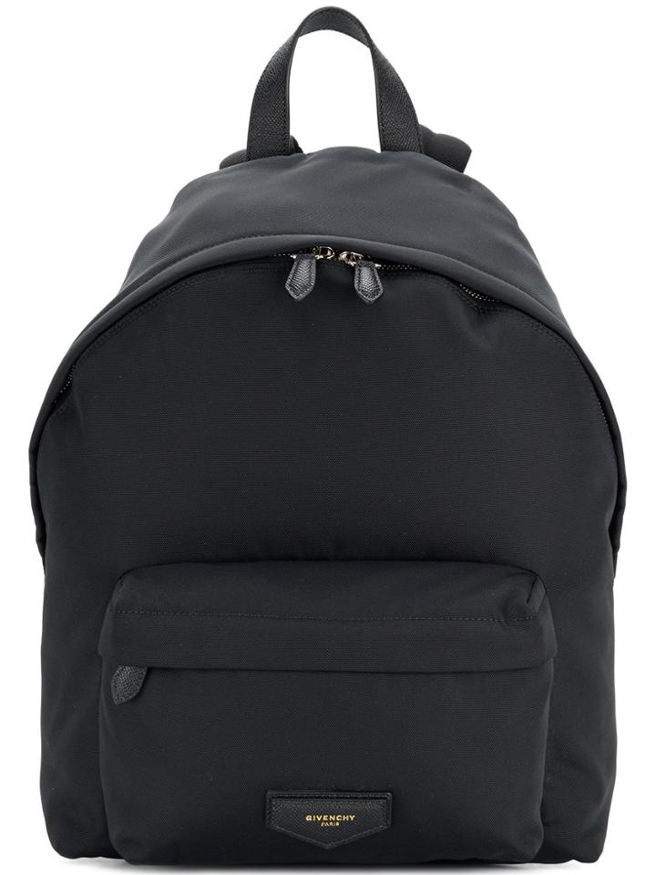 Givenchy Logo Patch Backpack - Black