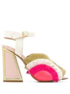 Kat Maconie Ariel Fringed Sandals - Pink