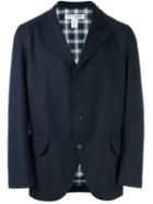 Comme Des Garçons Shirt Boy Three Button Blazer, Size: Large, Blue, Cotton/polyester/wool