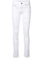 Rag & Bone /jean Brigade Ripped Skinny Jeans - White