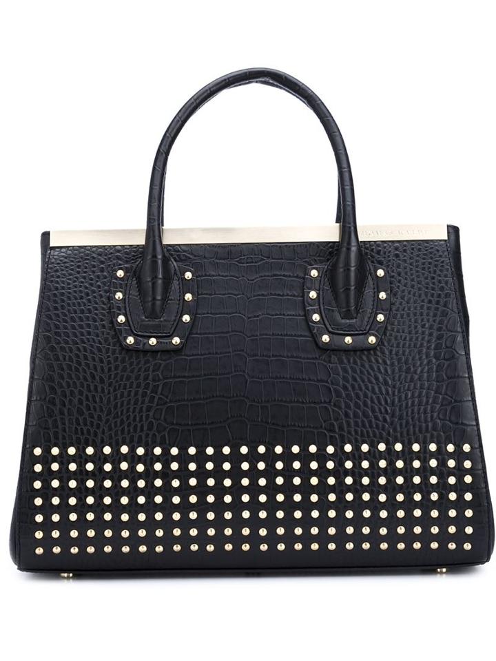 Thomas Wylde - Studded Tote - Women - Calf Leather - One Size, Black, Calf Leather