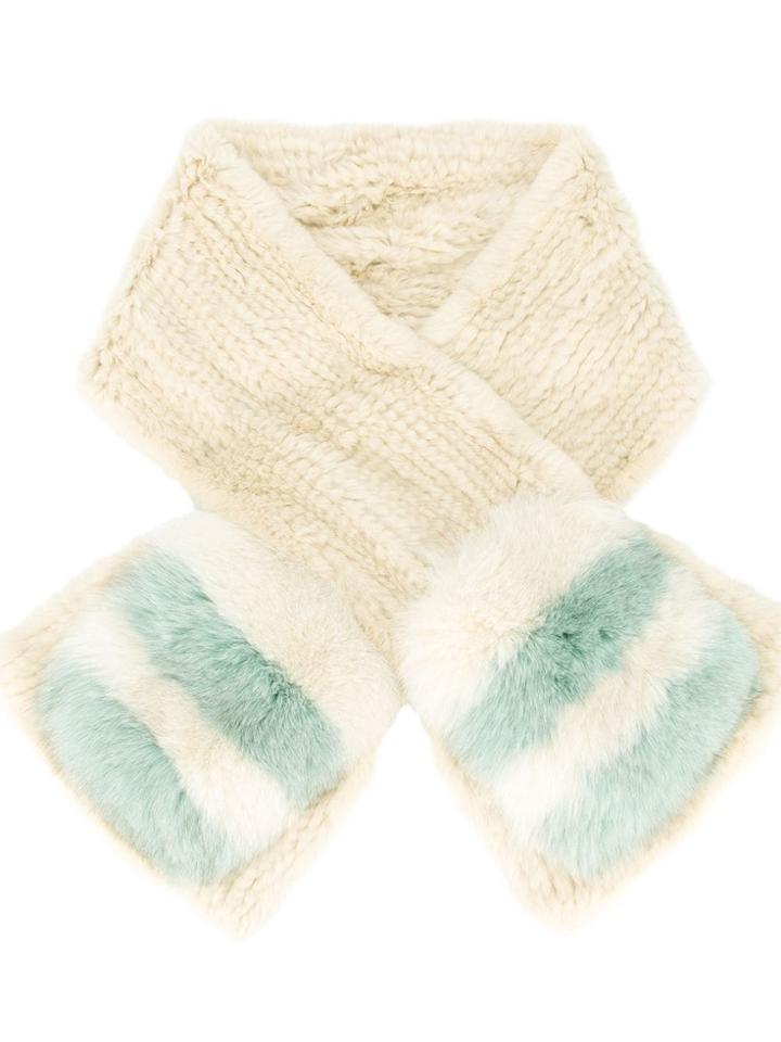 Tu Es Mon Trésor Pocket Stole Scarf - Nude & Neutrals