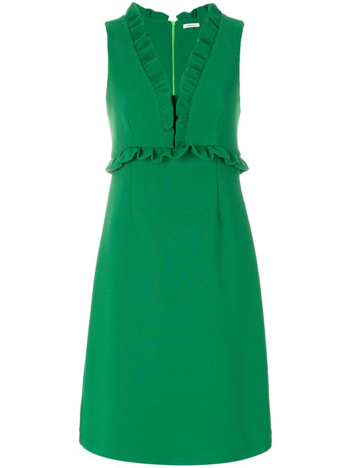 P.a.r.o.s.h. Ruffle Trim Dress - Green