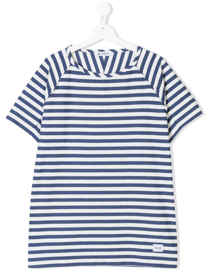 Dondup Kids Striped Top - Blue