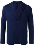 Harris Wharf London Patch Pockets Blazer, Men's, Size: 48, Blue, Cotton