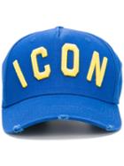Dsquared2 - Icon Baseball Cap - Men - Cotton - One Size, Blue, Cotton