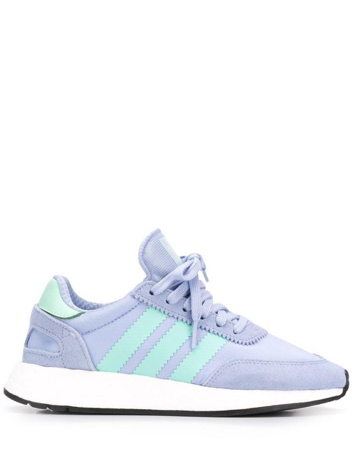 Adidas Contrast Stripe Sneakers - Blue