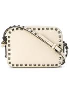 Valentino Valentino Garavani Rockstud Shoulder Bag, Women's, Nude/neutrals, Calf Leather